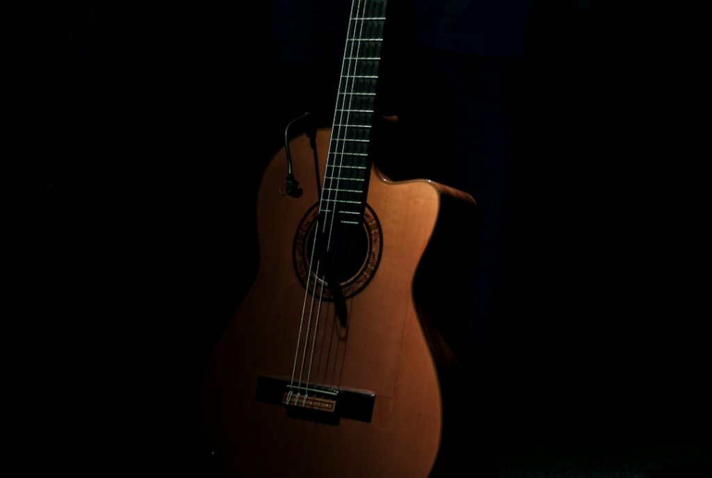A classical acoustic guitar, illustrative image for the Silesian Guitar Autumn 2026
